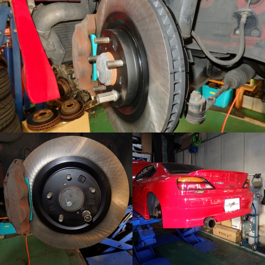S15ｼﾙﾋﾞｱ大径ﾌﾞﾚｰｷﾛｰﾀｰ取付 | Viper Blog