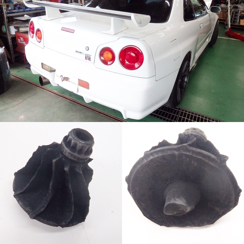 BNR34 純正触媒(実働車外し) BNR34 純正触媒(実働車外し) 触媒ストレート取付（日産 スカイライン