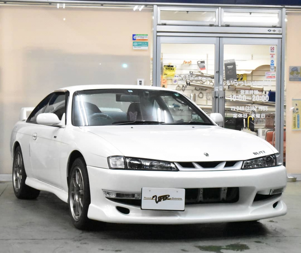 S14シルビアにC-WEST製フロントエアロバンパーを取付塗装 | Viper Blog