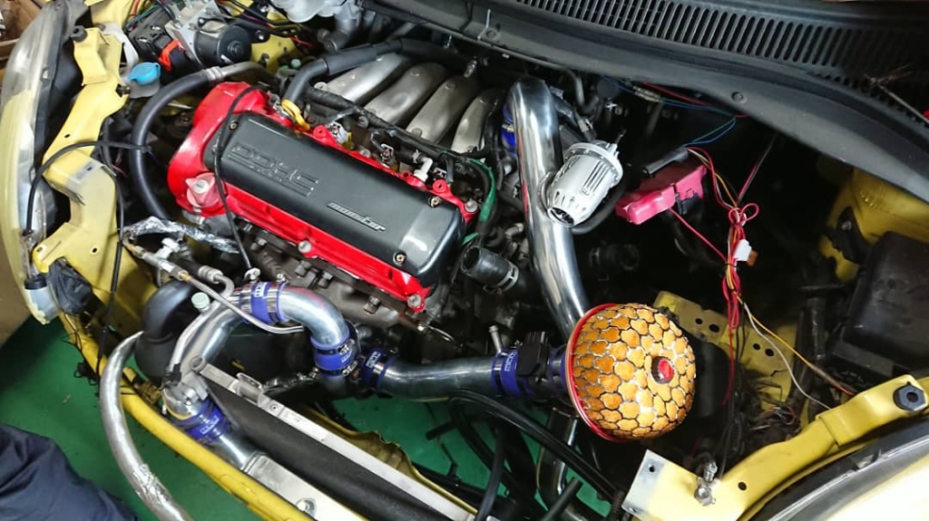 ZC31SスイフトスポーツにHKS製ターボキットを取り付けです ZC31SスイフトスポーツにHKS製ターボキットを取り付けです