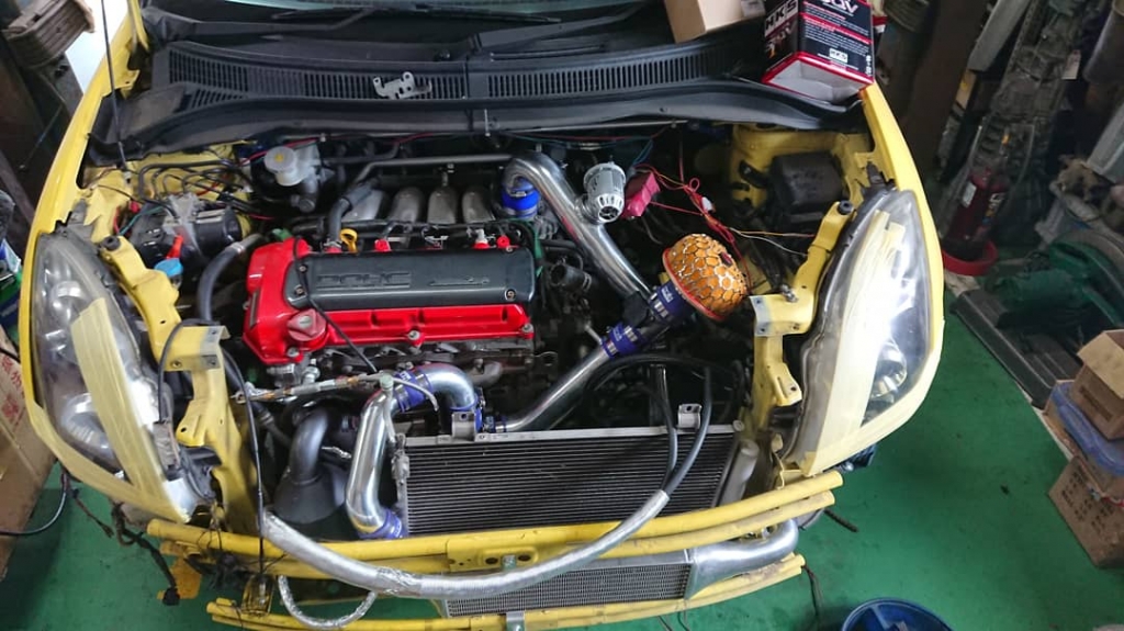 ZC31SスイフトスポーツにHKS製ターボキットを取り付けです ZC31SスイフトスポーツにHKS製ターボキットを取り付けです