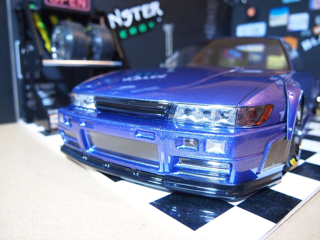 ラジコン ABCホビー バリバリCUSTOM S13シルビアボディ