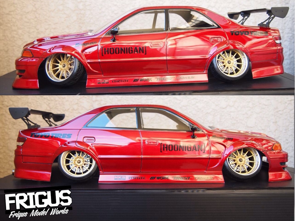 Round.224 ヨコモ製 JZX100マークⅡ [SD-SDB] 3カラーグラフィック Ver.Moutain フルペイントモデル |  FRIGUS MODEL WORKS