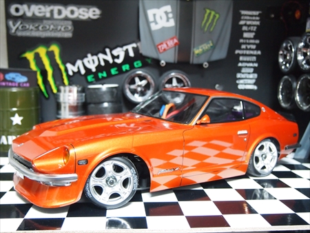 Round.100 ABCホビー製 フェアレディZ 240Z Mシャシーボディ