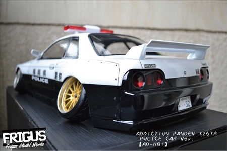マークX パトカー仕様 1/10 ラジコン ボディ Round.121 【オーダーボディ】PANDEM R32GT-R パトカー仕様
