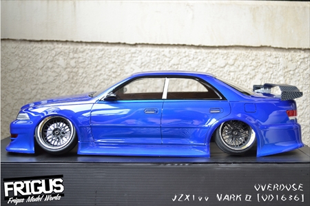 Round.136【SOLD】OVERDOSE製 JZX100 マークⅡ [OD1636] キャンディブルーメタリック | FRIGUS MODEL  WORKS