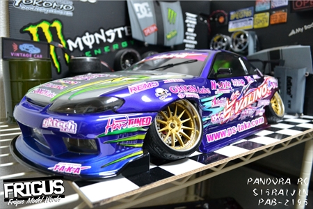 Round.142 パンドラRC S15シルビア雷神 シルバーボンネットVer