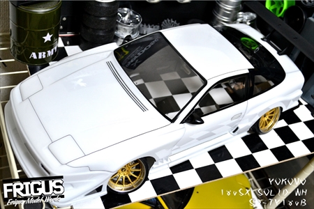 Round.146【オーダーボディ】ヨコモ180SX-ソリッドホワイト- [SD