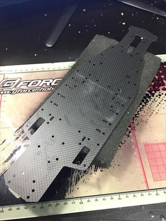 CHASSIS.17 YD-2Sカーボンシャシー YRアルミギヤボックス仕様 ①