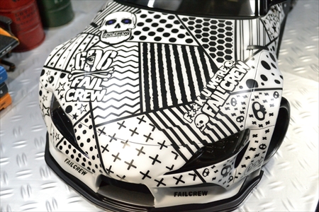 Round.227 ヨコモ製A90スープラ FAILCREW仕様パープル・フルペイント