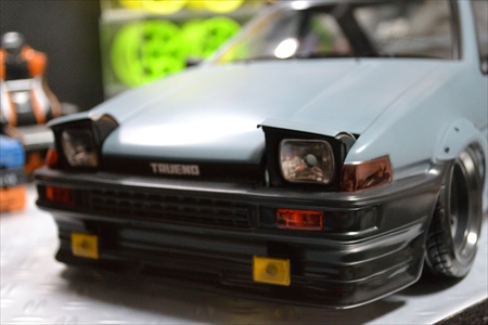 Round.244 パンドラ製AE86トレノ3DHB ブルーイッシュグレイ