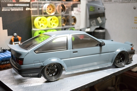 パンドラ AE86 トレノ サイドステップ+ルーフウイング+ダッシュ