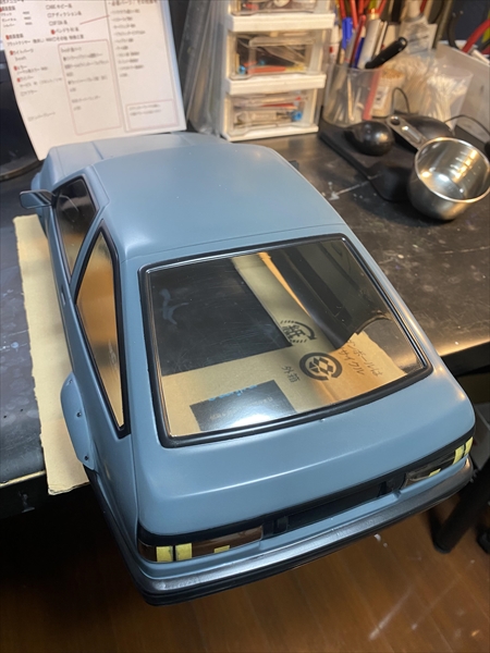 Round.244 パンドラ製AE86トレノ3DHB ブルーイッシュグレイ | FRIGUS