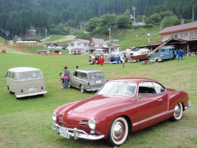 角テール カルマンギアキャンプイン若杉 戸倉峠