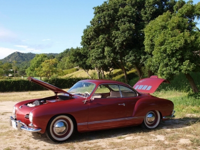 深山公園 カルマンギア 角テール VW 空冷ワーゲン