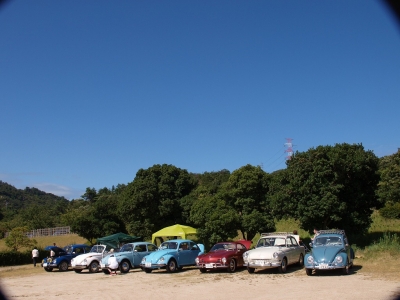 深山公園 カルマンギア 角テール VW 空冷ワーゲン