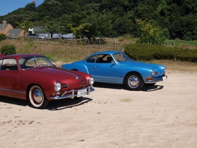 深山公園 カルマンギア 角テール VW 空冷ワーゲン