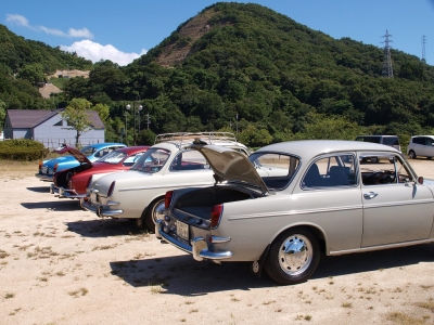 深山公園 カルマンギア 角テール VW 空冷ワーゲン