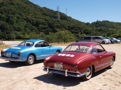 深山公園 カルマンギア 角テール VW 空冷ワーゲン