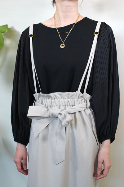 mink chair リボンベルト付きジャンパースカート | Ravii blog