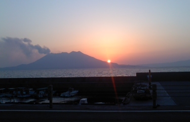 桜島 大隅半島から
