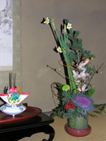 座敷の花