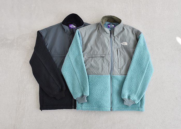 the north face purple label field denali coat