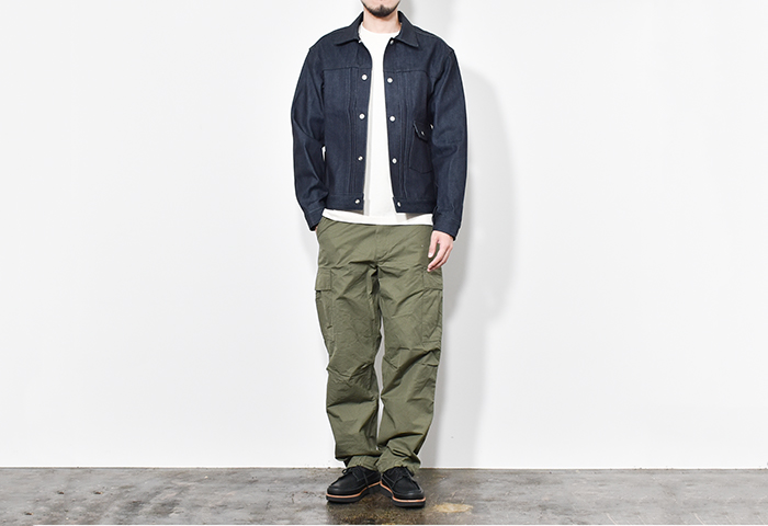 SASSAFRAS (ササフラス) / Gardener Jacket / 13.5oz Broken SASSAFRAS (ササフラス) / Gardener Jacket / 13.5oz Broken