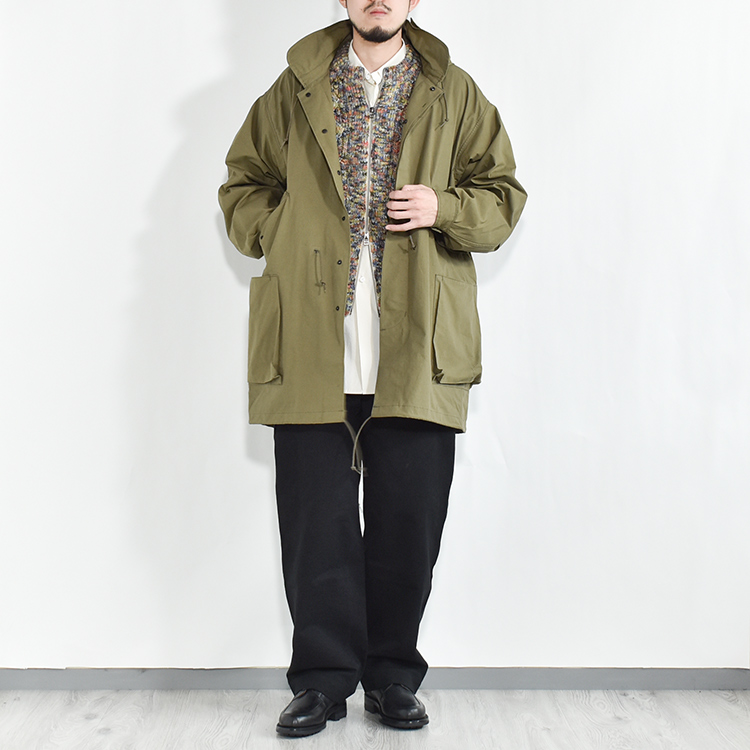 SASSAFRAS ササフラス Digs Crew Coat サイズ貴重‼️XS緑