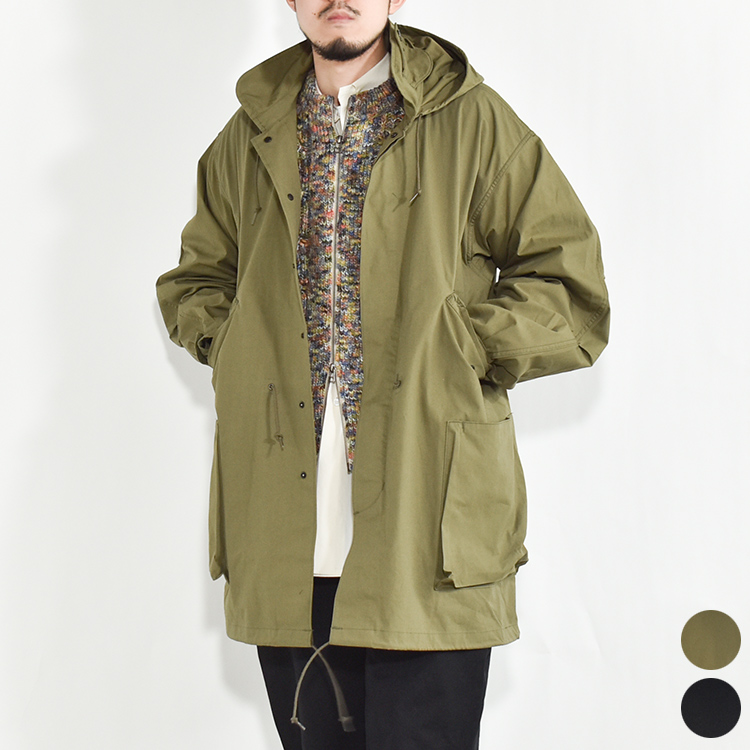 SASSAFRAS Digs Crew Coat British Twill | kado〔カド オノミチ〕