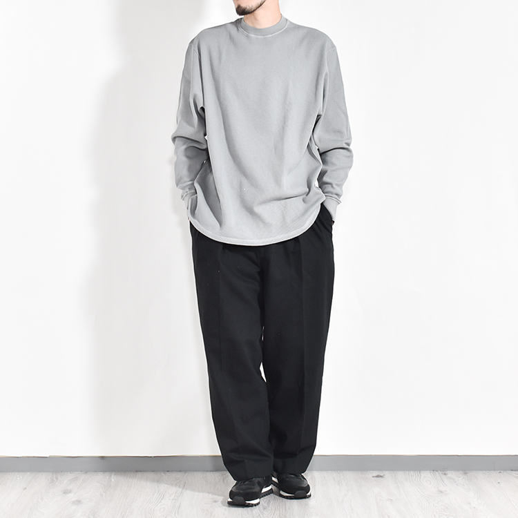 NEW BASIC GARMENT DYED T-SHIRT〈WAFFLE〉 - Yonetomi STORE