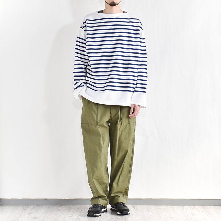み ブラームス blurhms ROOTSTOCK ボーダーバスクシャツ Blurhms Rootstock / ブラームス ルーツストック】Basque Shirt