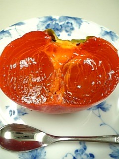 熟れた柿