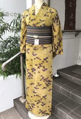 てなグッズや 紅葉の文様のアンティーク 時代布池田ブログ | 着物・浴衣