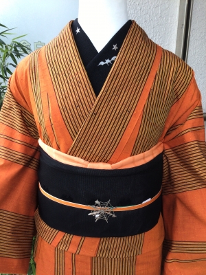 ハロウィンの着物コーディネート No.2 | 時代布池田ブログ