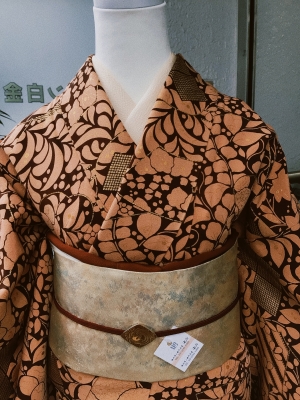 辻が花風文様の小紋 | 時代布池田ブログ