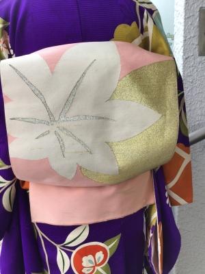 鮮やかな紫色に橘のアンティーク着物 | 時代布池田ブログ 鮮やかな紫色に橘のアンティーク着物 | 時代布池田ブログ
