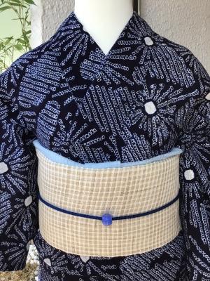 ♡浴衣にも！総絞りの名古屋帯です‼️♡ 絞りの浴衣に名古屋帯 | 時代布池田ブログ