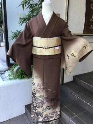 秋らしい文様の付け下げ訪問着 | 時代布池田ブログ 秋らしい文様の付け下げ訪問着 | 時代布池田ブログ
