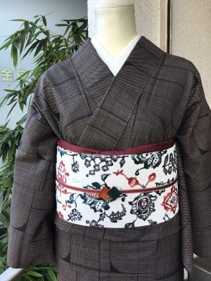 大島紬に染帯 | 時代布池田ブログ