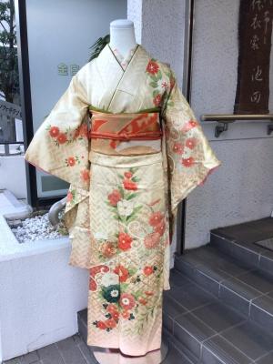 昭和レトロのモダンな振袖 | 時代布池田ブログ