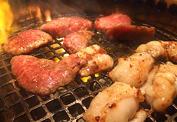 焼肉楽天王の焼肉1