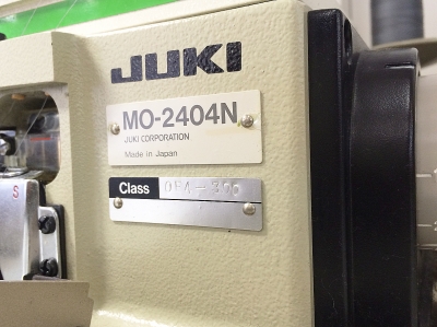 JUKI MO-2404N JUKI 工業用ロックミシンMO-2404Nの整備とルーパー調整