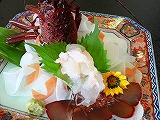 伊勢海老お造り