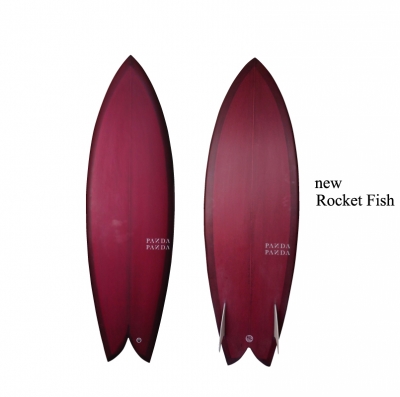 間際に凄いの出ました！！ Rocket Fish from Panda Surfboards