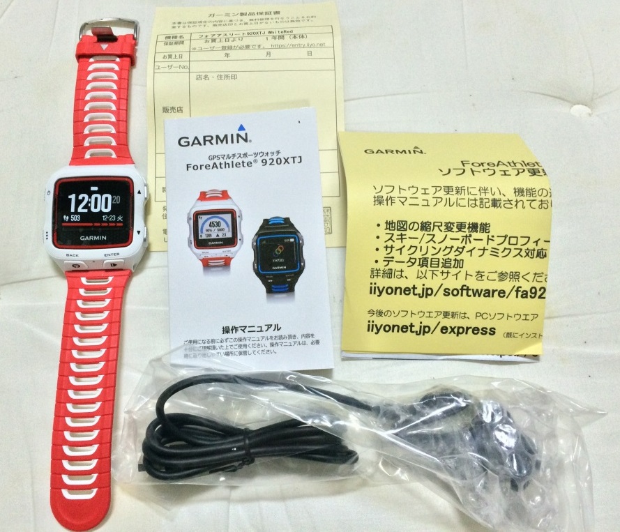 GARMIN 920XTJ ランニングウォッチ 単体 初期化済み