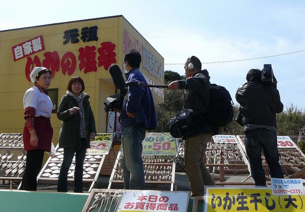 テレ朝撮影
