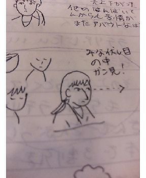 法廷画家の奈津子先生による裁判所の様子