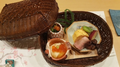 桜藍の食事2