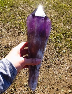 バイーヤ産天然アメジストワンド ミーアクリスタル